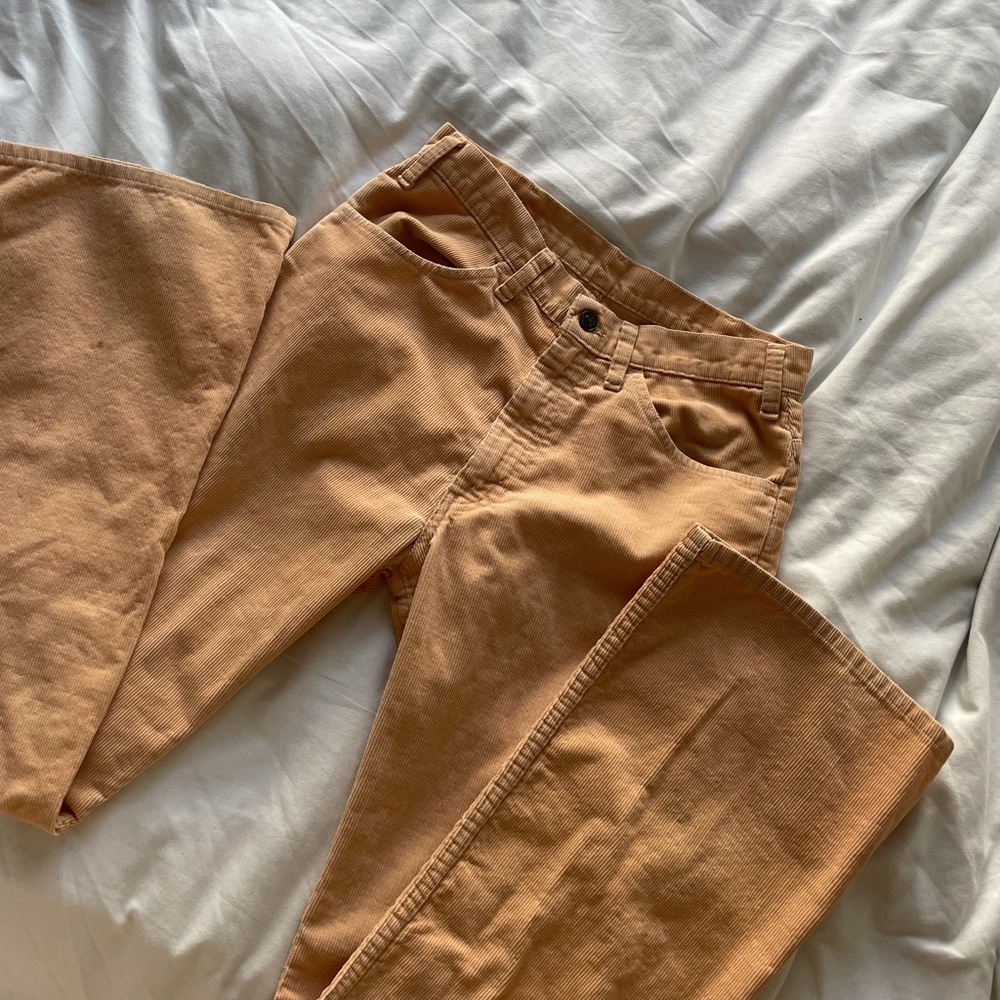 Camel Corduroy Wrangler Pants